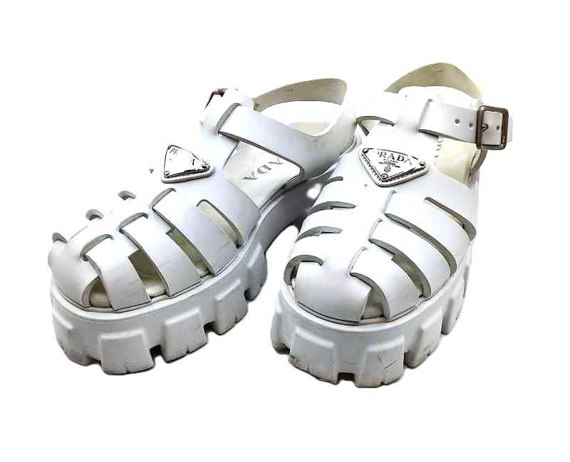 プラダ買取 モノリス フォームラバー サンダル